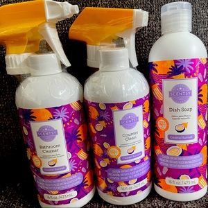 Scentsy Clean Bundle in Coastal Sunset scent